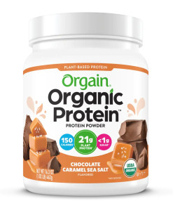 Organic Protein™ Plant Based Protein Powder - Chocolate Caramel Sea Salt